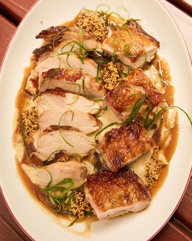 Parri pollo al verdeo